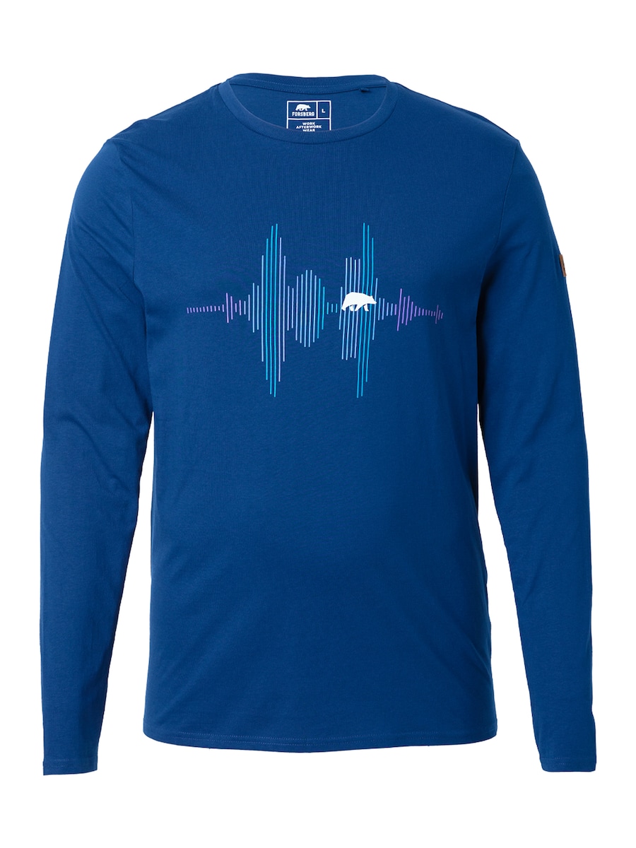 

Толстовка FORSBERG Longsleeve mit Audiowelle, синий