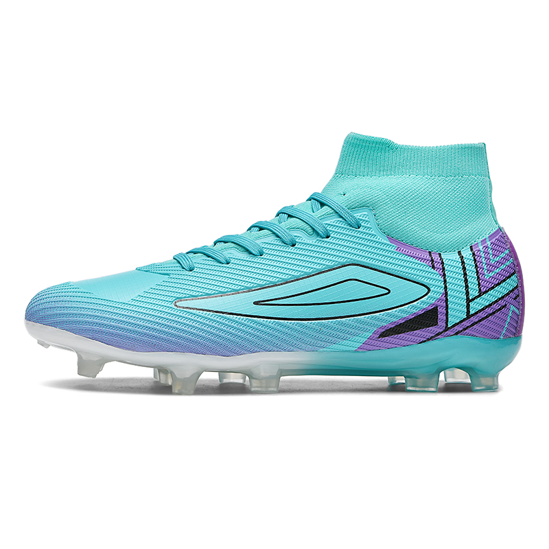 Футбольные бутсы унисекс высокие Aqua Keliqee, Blue Purple