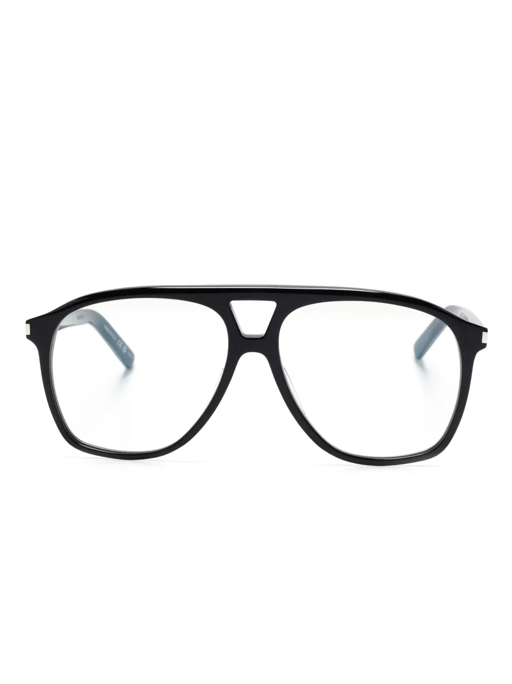 

Очки-пилоты Saint Laurent Eyewear, черный