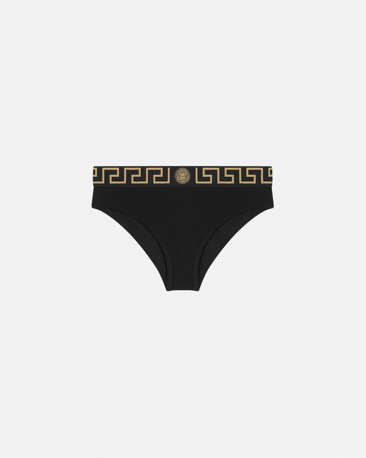 Трусы с узором Greca VERSACE, черный