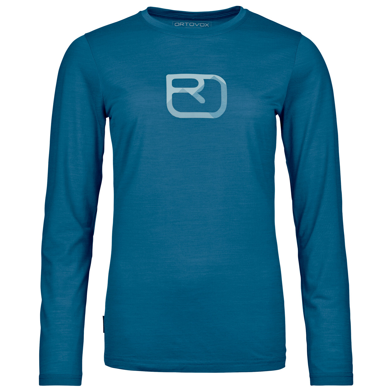 

Рубашка из мериноса Ortovox 150 Cool Mountain Silhouette L/S, цвет Sea Surface