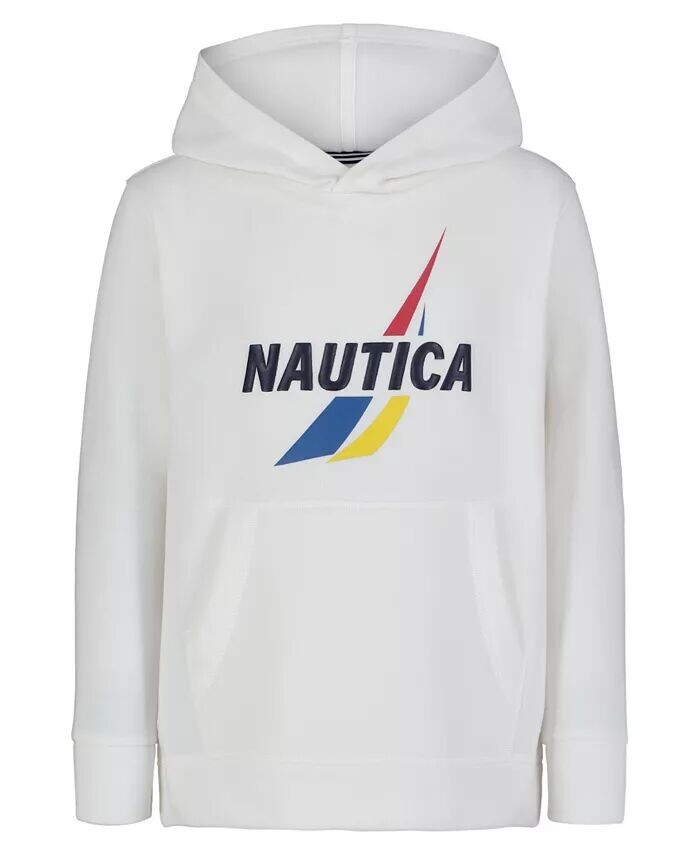 

Толстовка с капюшоном J Class Split для малышей и маленьких мальчиков Nautica, белый