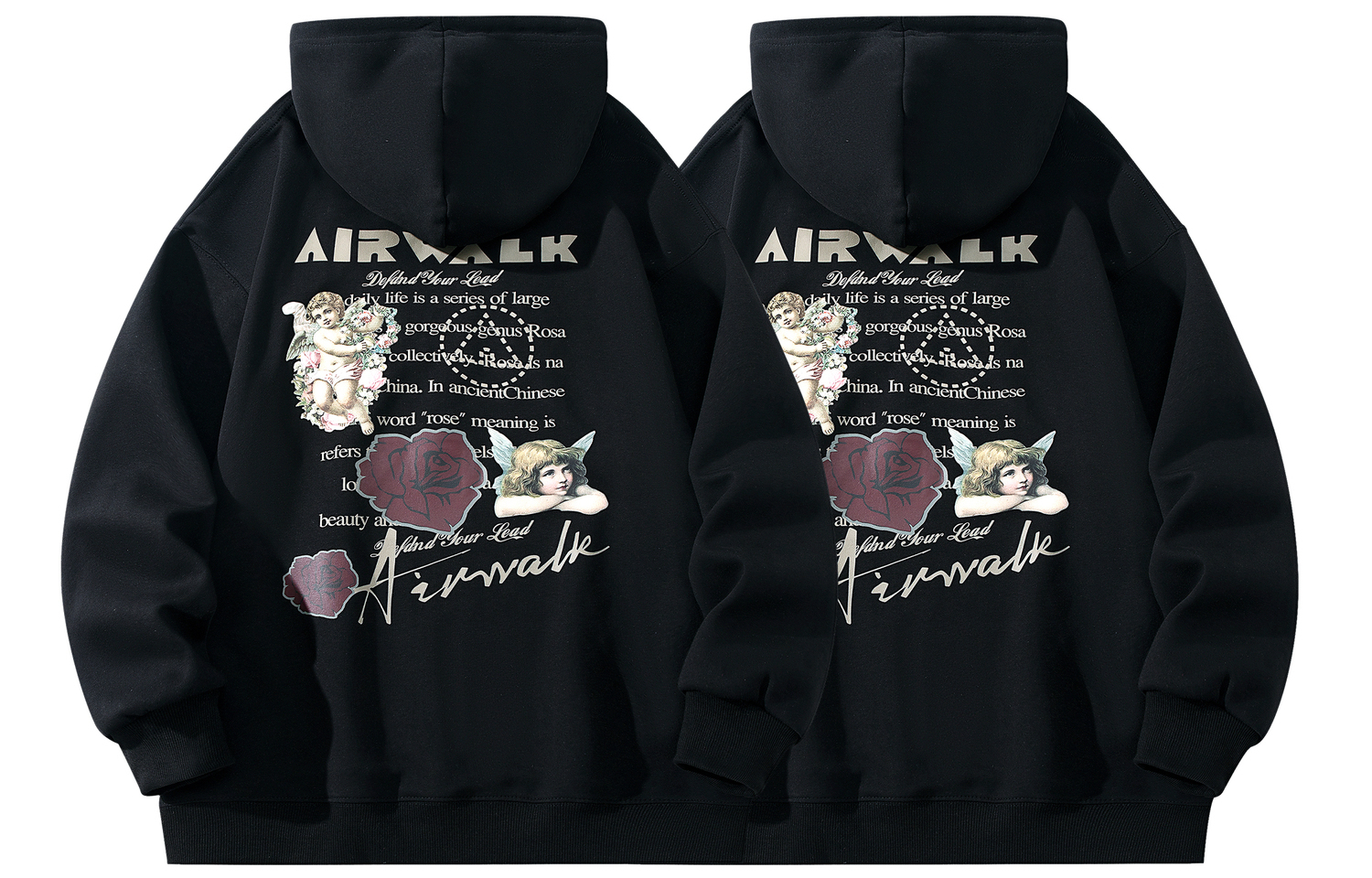 

Свитшоты Unisex Airwalk, 2 шт (Белый+Белый)