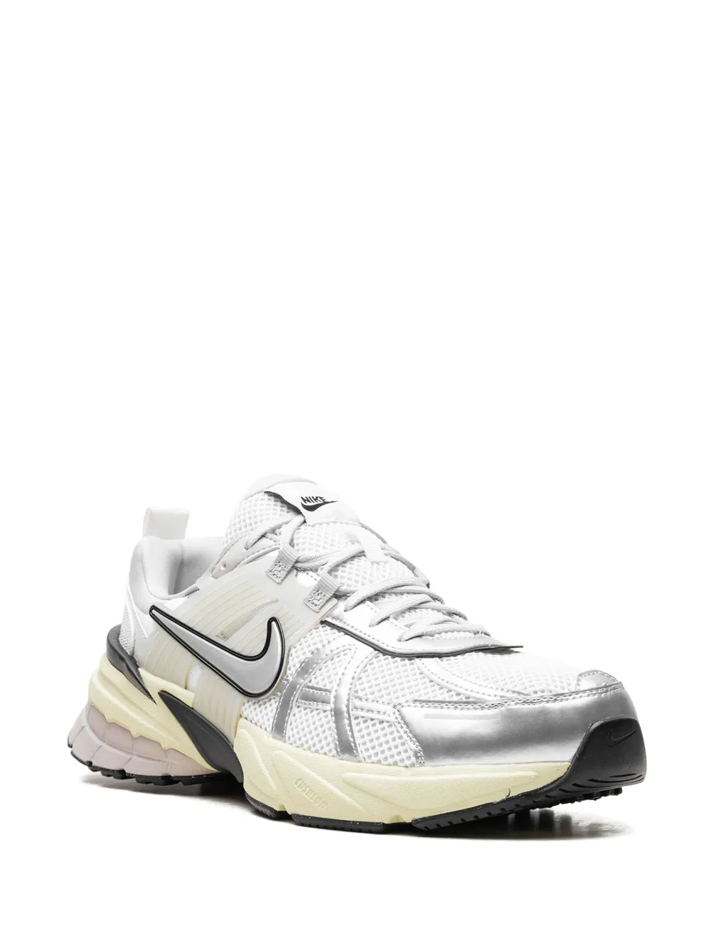 Кроссовки V2K Run Pure Platinum/Metallic Silver Nike, белый — фото 2