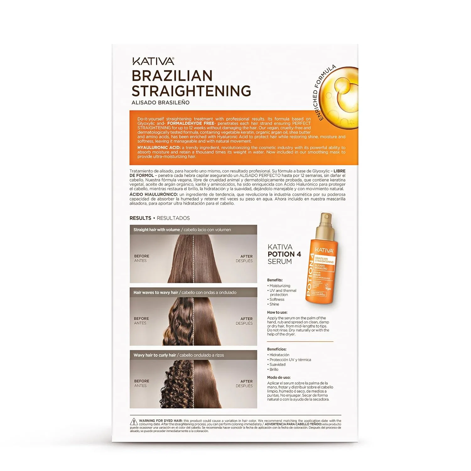 Набор для выпрямления волос «Brazilian Keratin» от KATIVA Kativa — фото 3