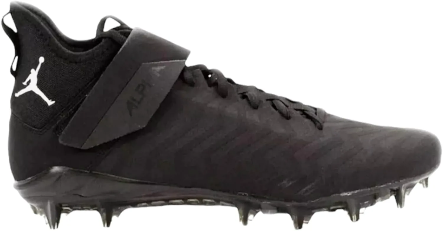 Футбольные бутсы Nike Alpha Menace Pro 2 Mid для мужчин, черно-белый