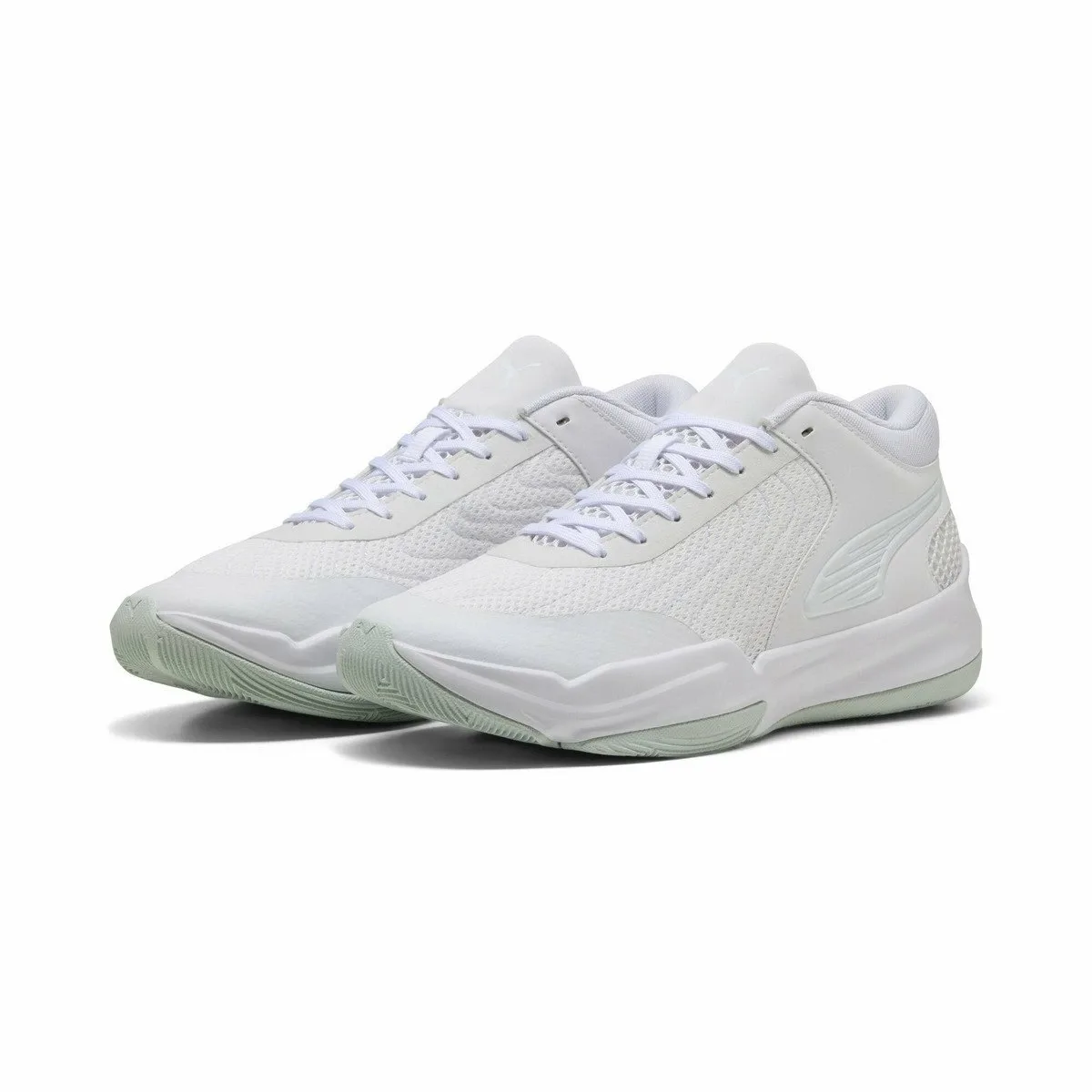Мужские баскетбольные кроссовки Court Pro 2 PUMA, PUMA White-Peac — фото 2