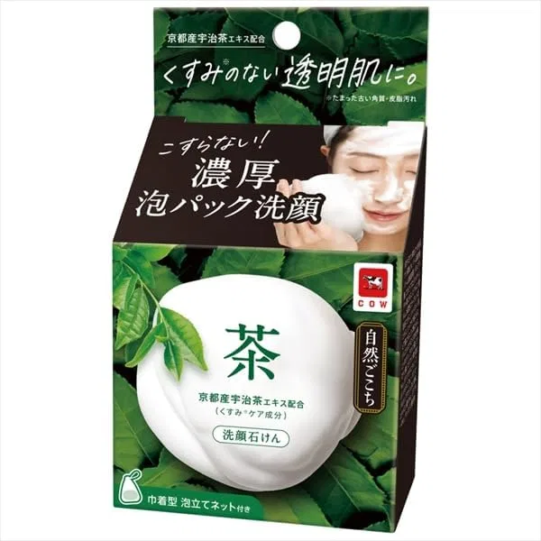 Мыло для лица чайное Natural Gokochi, 80 г, 10 шт