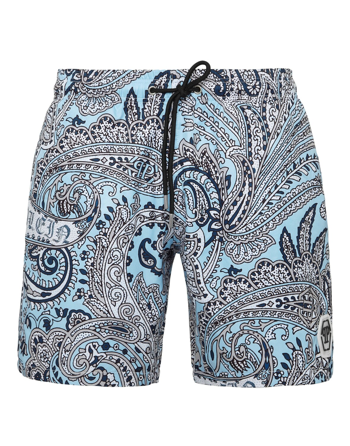 

Купальники-боксеры с пейсли Philipp Plein, цвет Light Blue