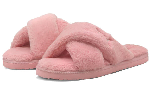 Тапочки fluff x strap slide 'lotus' Puma, розовый — фото 4