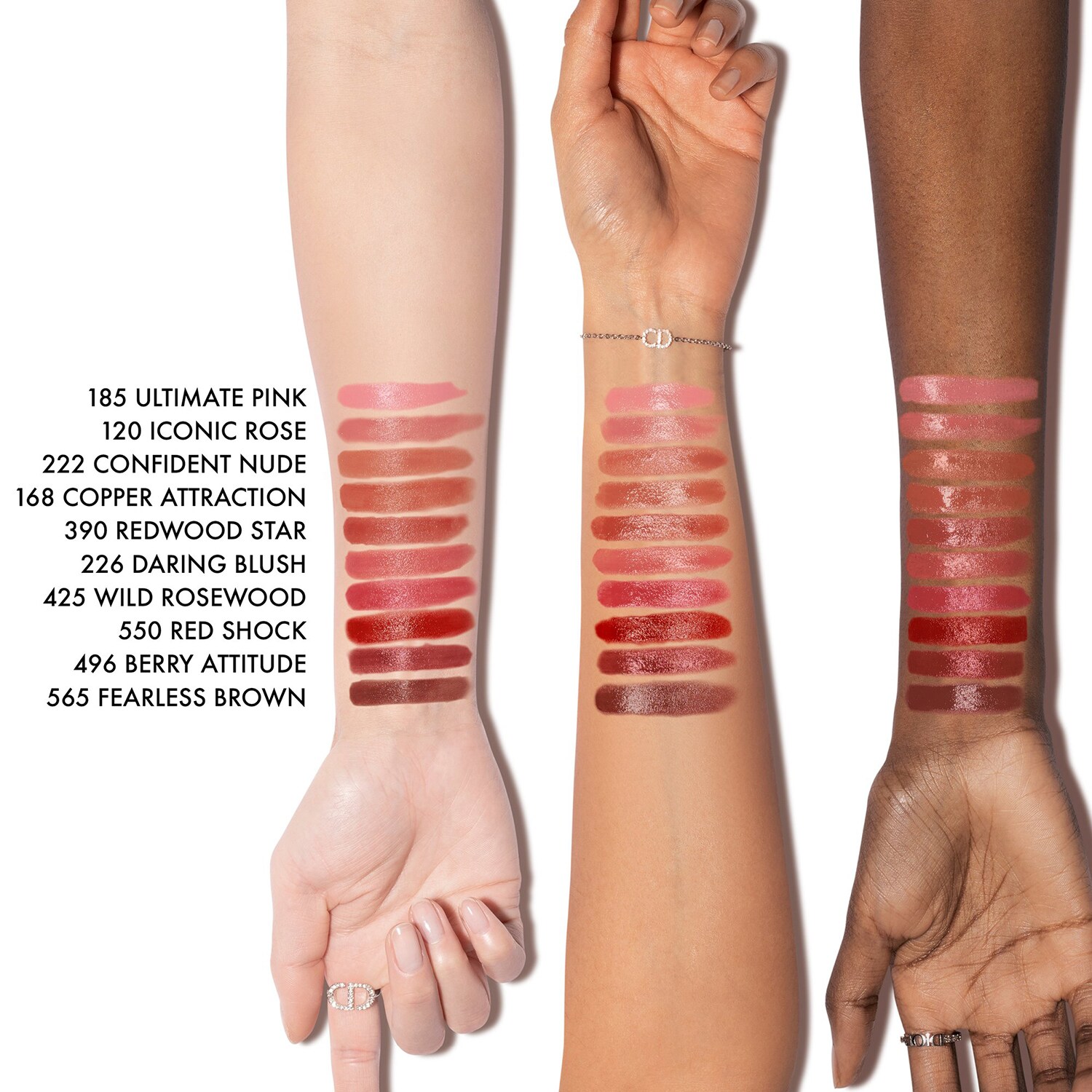 Губная помада Rouge On Stage 24 Stunden Lippenstift – Ultra-langanhaltender Lippenstift Dior, 550 Red Shock (2,20 g) — фото 3