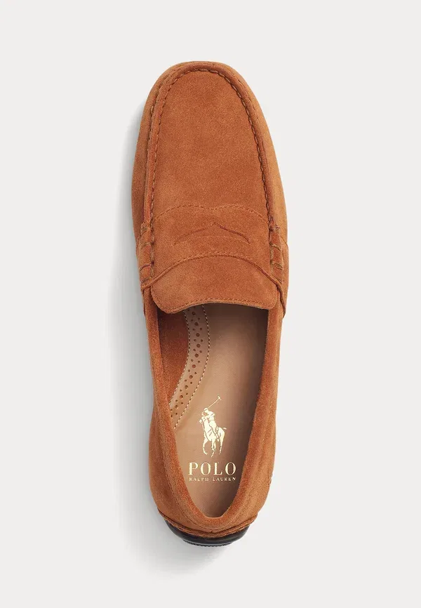 Мокасины Reynold suede driver moccasins Polo Ralph Lauren, тик — фото 4