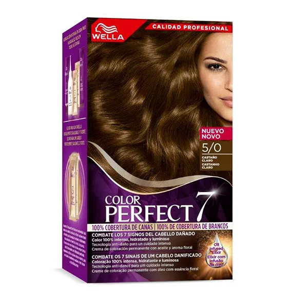 

Перманентное окрашивание Tinte Color Perfect Color Perfect 7, цвет castaño claro