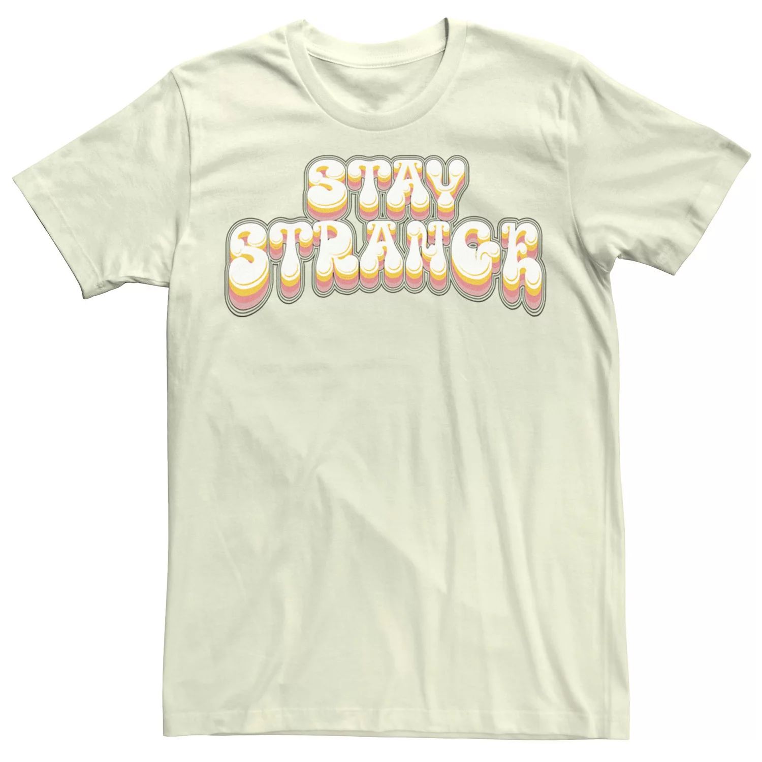 

Мужская футболка с шрифтом в стиле ретро Stay Strange Licensed Character