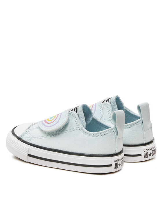 Кроссовки из ткани Converse, серый — фото 3