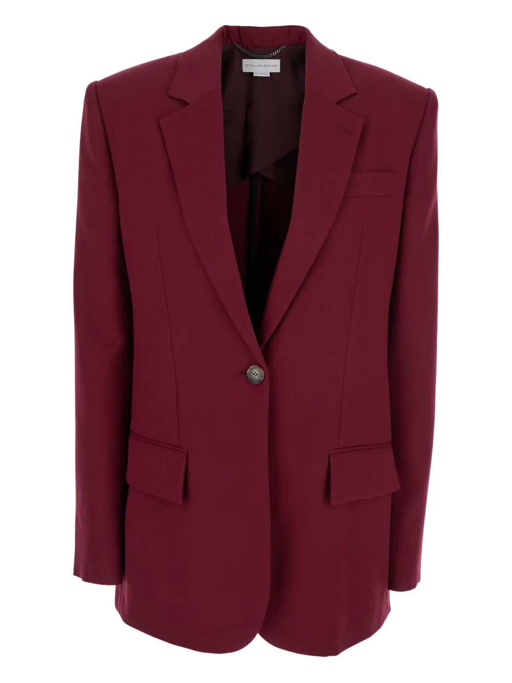 

Однобортный пиджак STELLA MCCARTNEY, красный