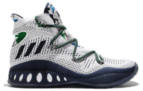 Кроссовки primeknit Adidas Crazy, белый — фото 2