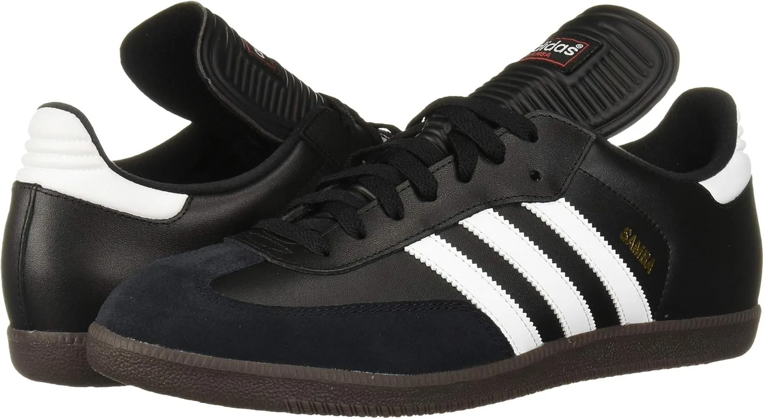 Мужские кроссовки Adidas Samba OG, белый/черный — фото 2