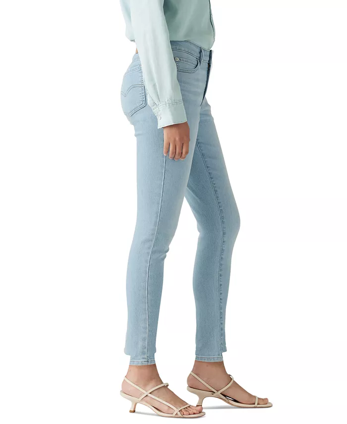 Женские джинсы 711 Mid Rise Stretch Skinny Levi's, синий — фото 3