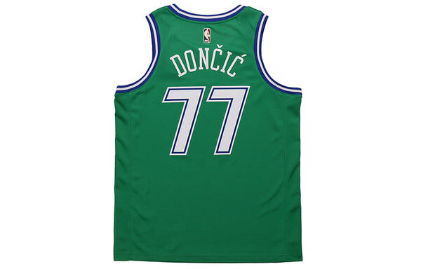 Майка Nike NBA SW20 Dallas Mavericks 77 Luka Doncic Classic Edition Swingman Jersey Green, зеленый — фото 2
