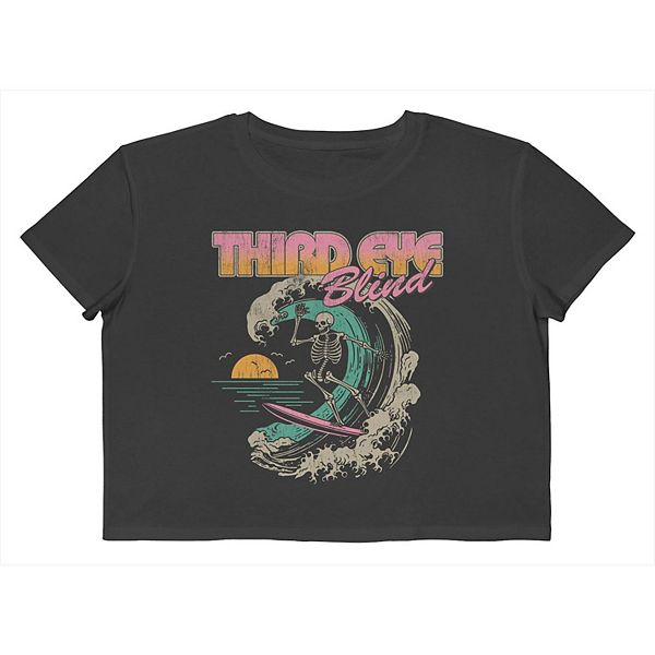 

Детская футболка с принтом Third Eye Blind Surf Skeleton Licensed Character