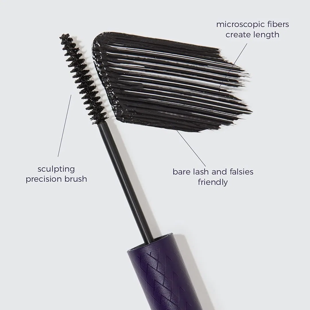 Тушь для ресниц удлиняющая Dragun Beauty Xplicit, черная, 0.25 унции — фото 3