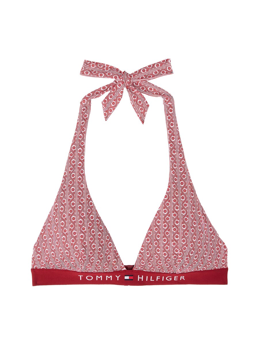 

Треугольный бикини-топ TOMMY HILFIGER, цвет Cherry red