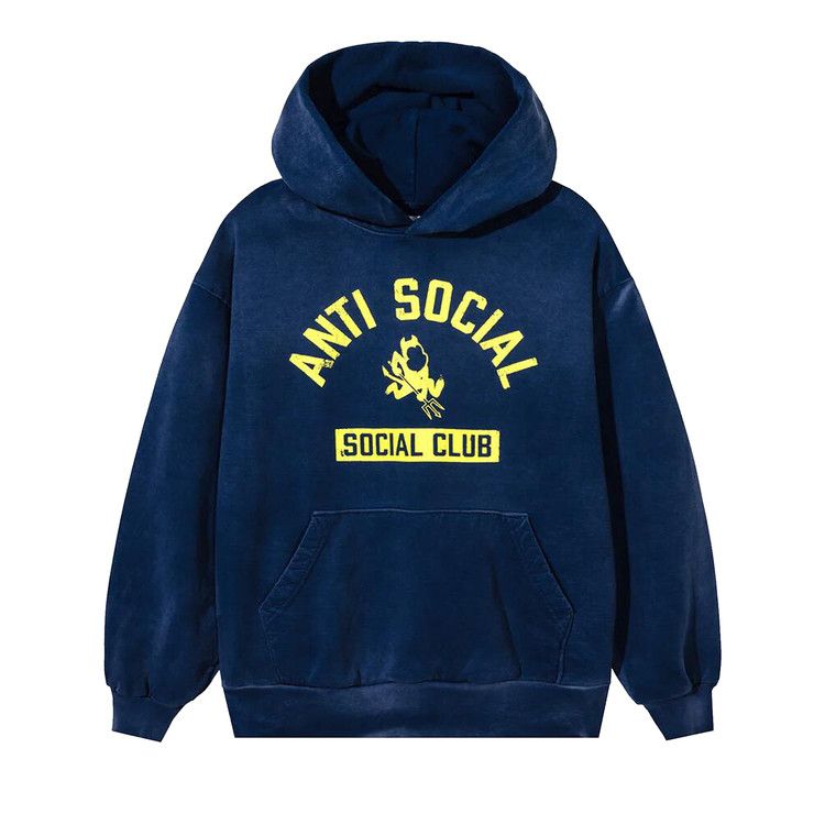 

Худи Anti Social Social Club Devils Playground Hoodie, Vintage Wash Navy