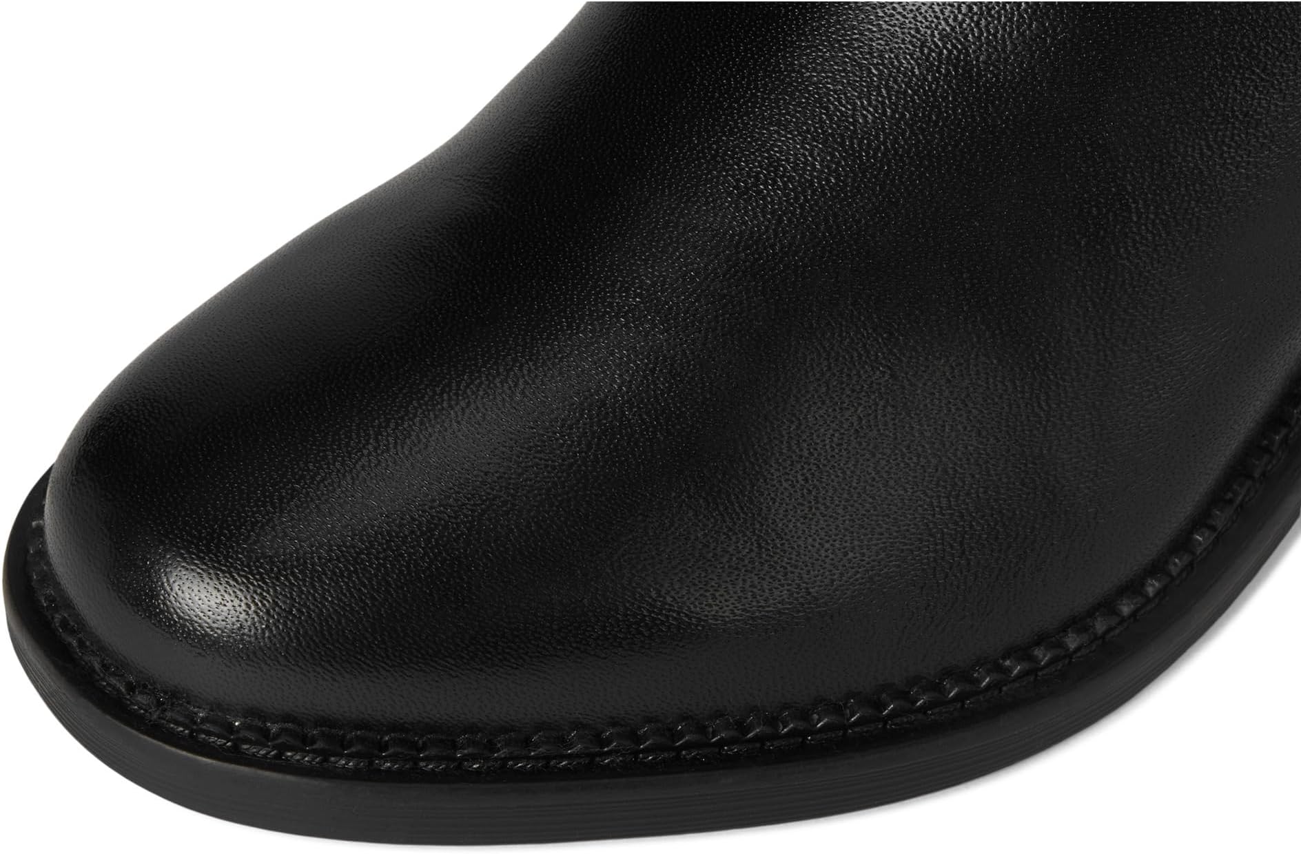 Ботильоны женские Clarks Maye Bella кожаные с декоративной пряжкой, черный — фото 2