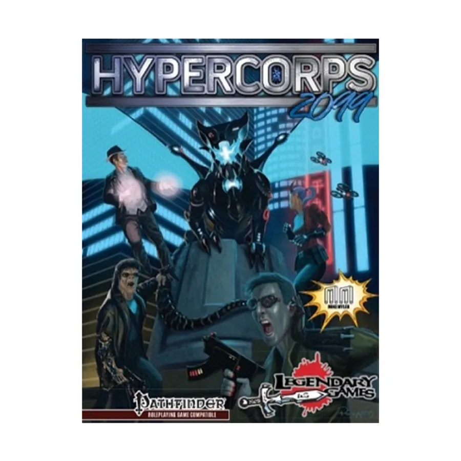 

Hypercorps 2099 (Pathfinder), Pathfinder 1st Edition - Rulebooks, Sourcebooks & Supplements (Legendary Games), мягкая обложка