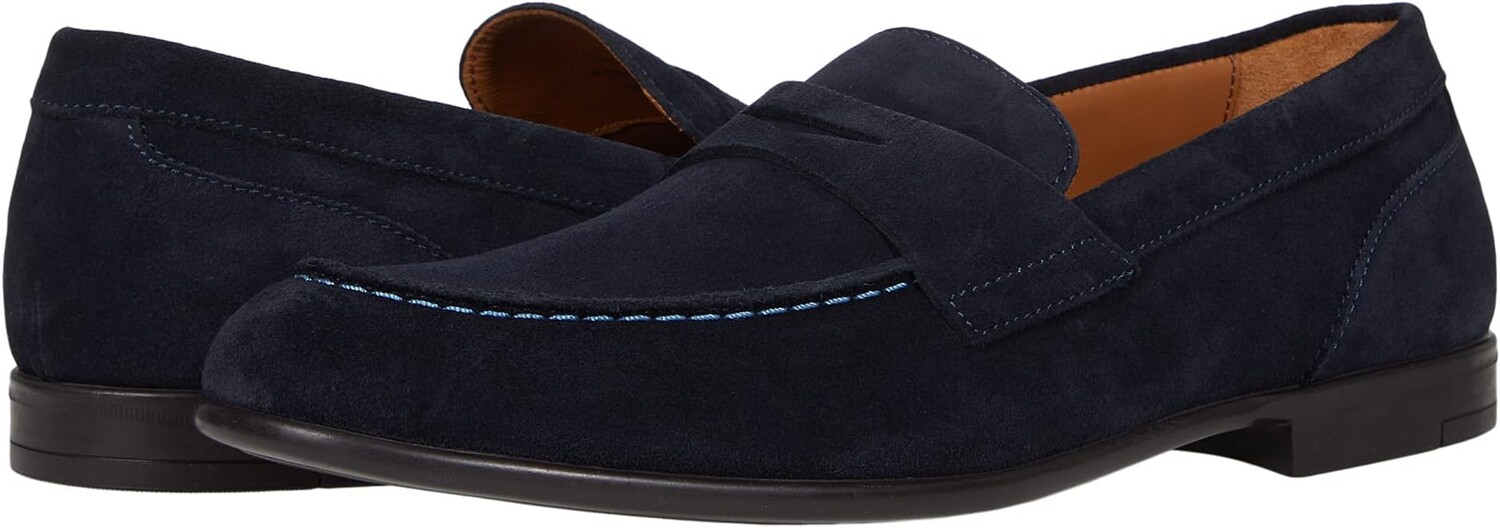 

Лоферы Silas Bruno Magli, цвет Navy Suede