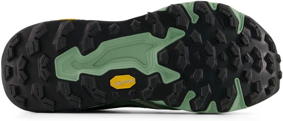 Мужские трейловые кроссовки New Balance Fresh Foam X Hierro V9 Gore-tex, черный/зеленый — фото 4