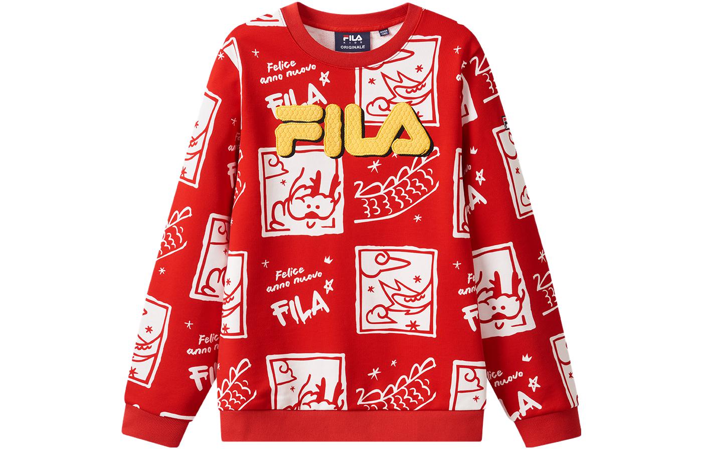 

Детская толстовка ФИЛА FILA, цвет Allover Print