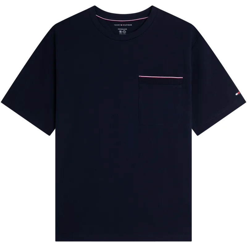 Футболка мужская Crew Neck Moderate Tommy Hilfiger, темно- синий dw5
