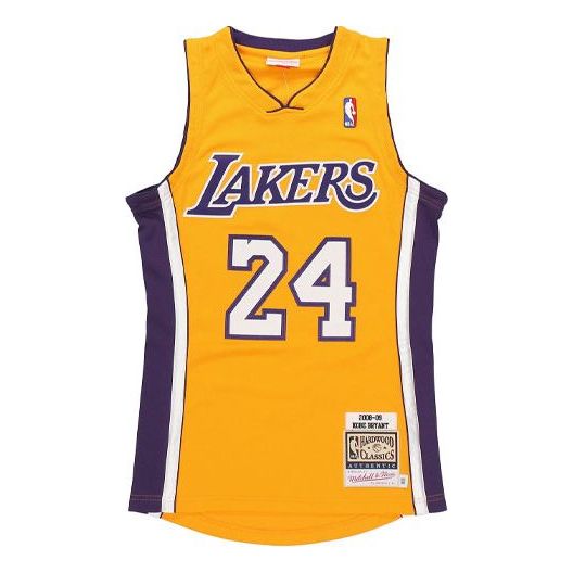 

Майка Mitchell & Ness NBA Authentic Jersey 'Los Angeles Lakers - Kobe Bryant 2008-09', желтый