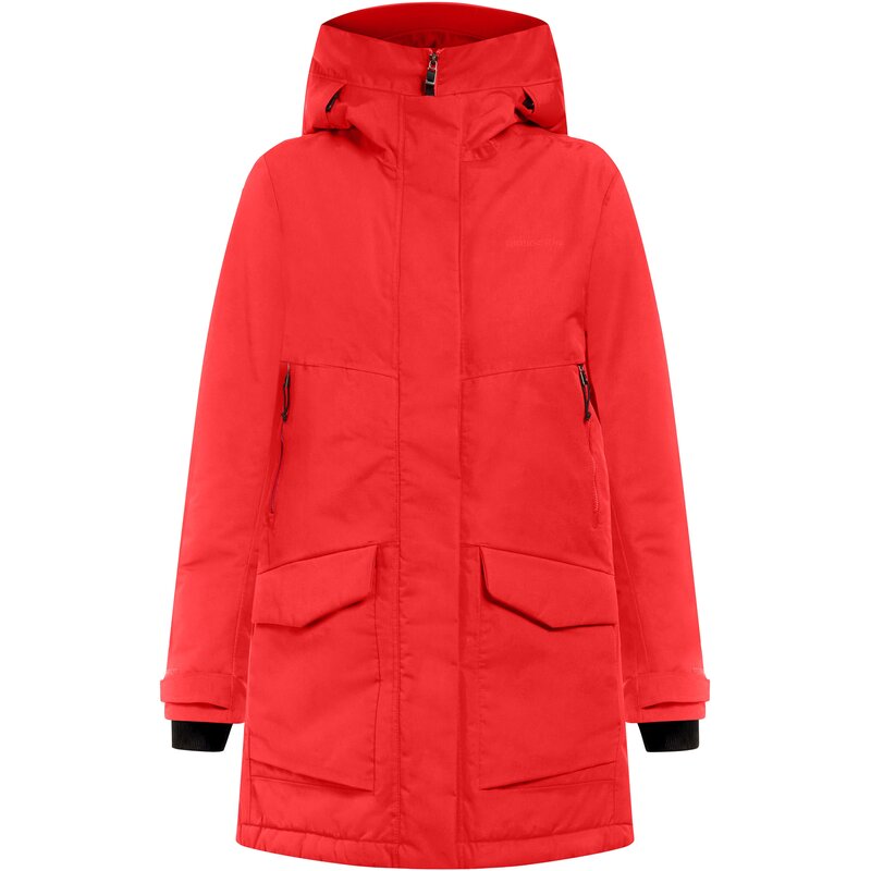 

Coat Frida WNS Parka 7 Didriksons, красный