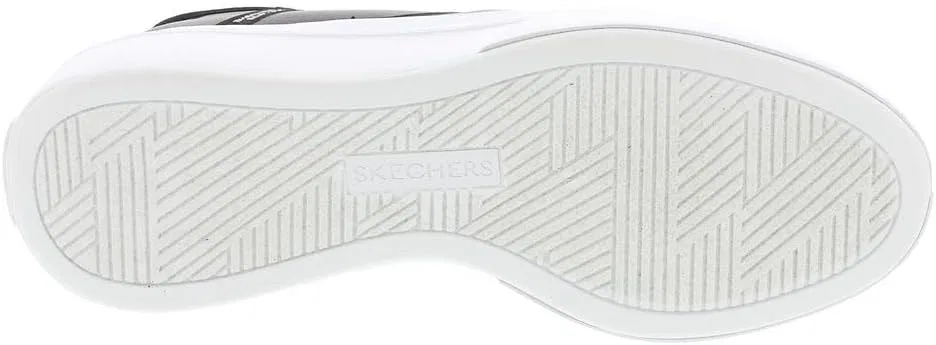 Женские кроссовки Skechers Cordova Classic New Reign, Black Duraleather White Trim — фото 3