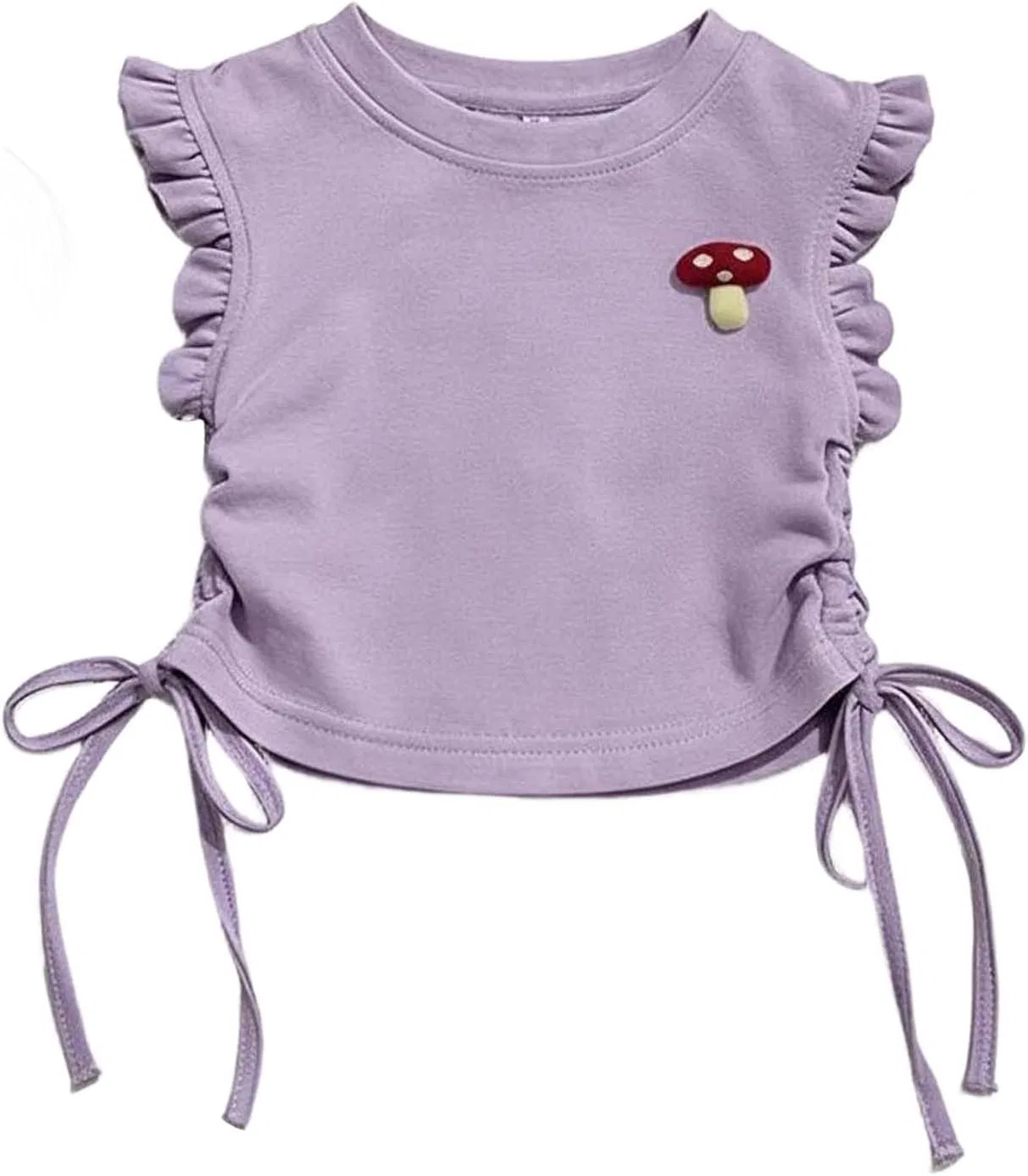 Футболка детская с рюшами и капюшоном Banmave, Za15 Purple