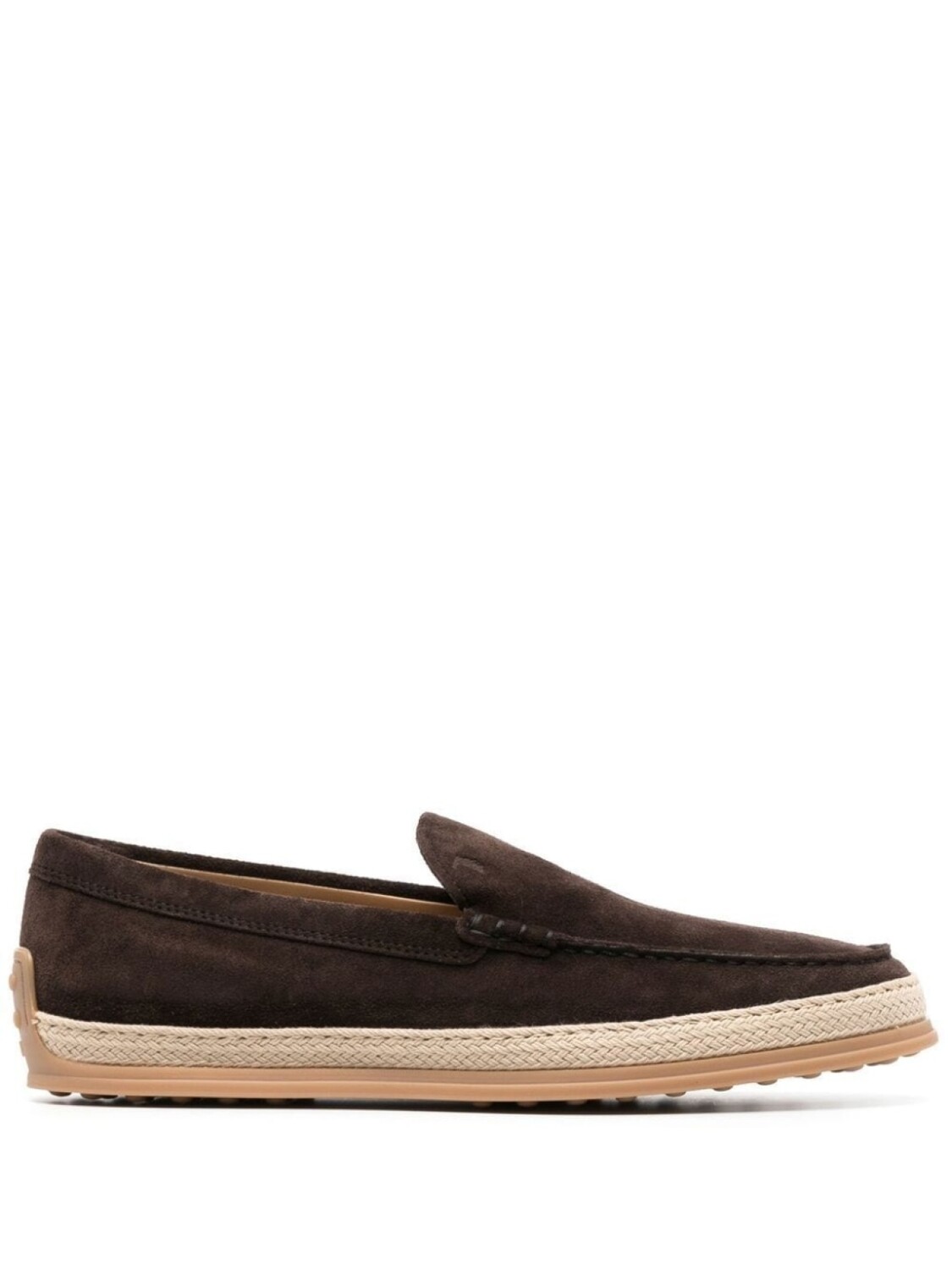 

Tod's лоферы на плетеной подошве, черный