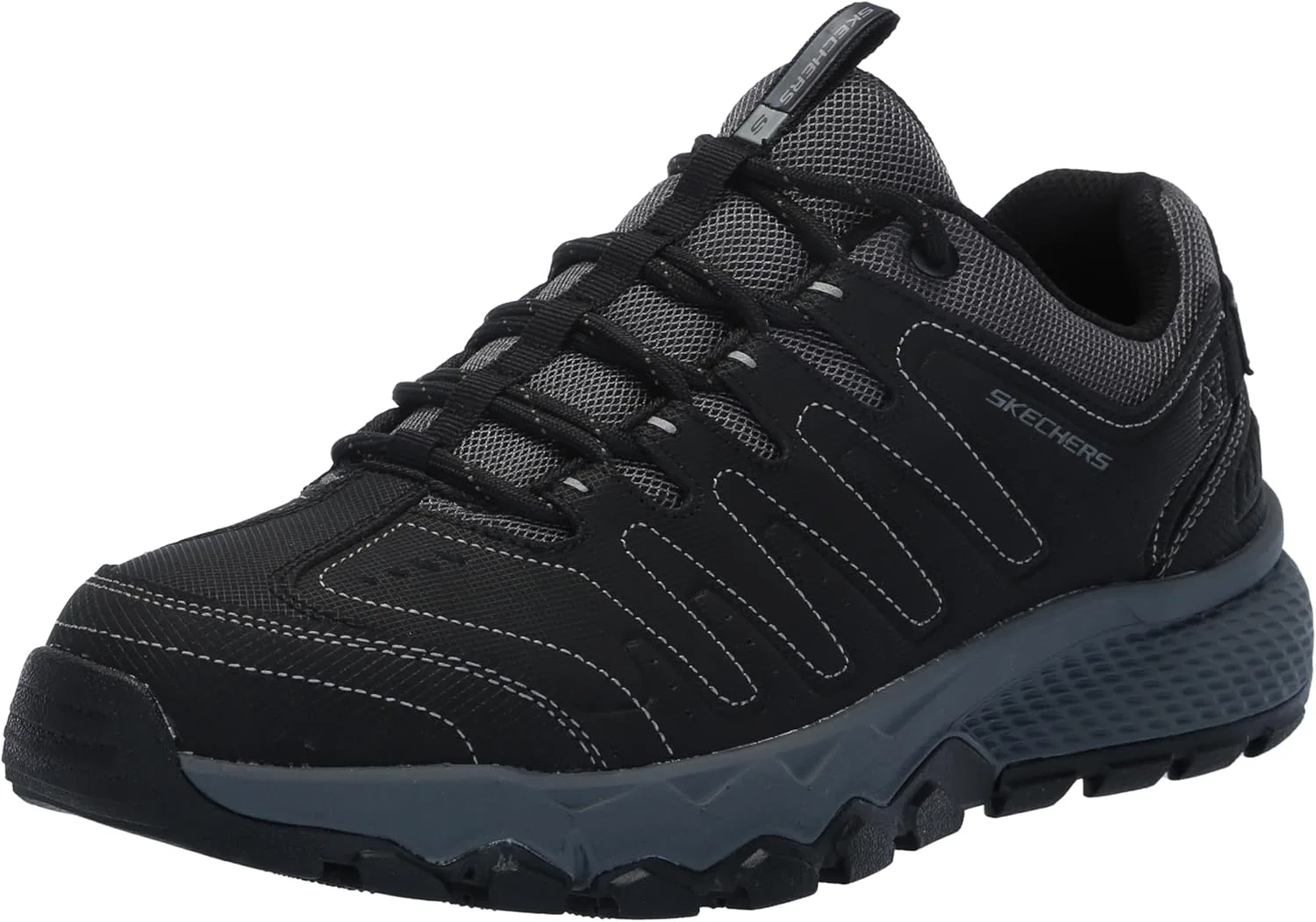 Мужские низкие треккинговые кроссовки Skechers Dynamite, Black