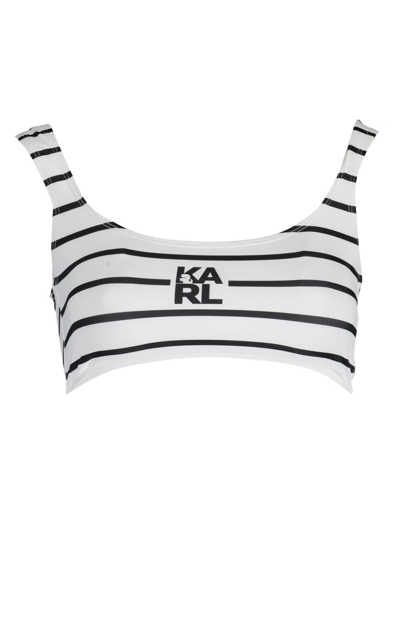 

Бра-бандо Karl Lagerfeld Beachwear с контрастными полосами, белый