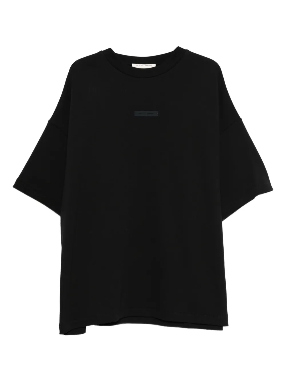 

Футболка из пике в стиле 90-х с круглым вырезом Fear Of God Essentials, черный