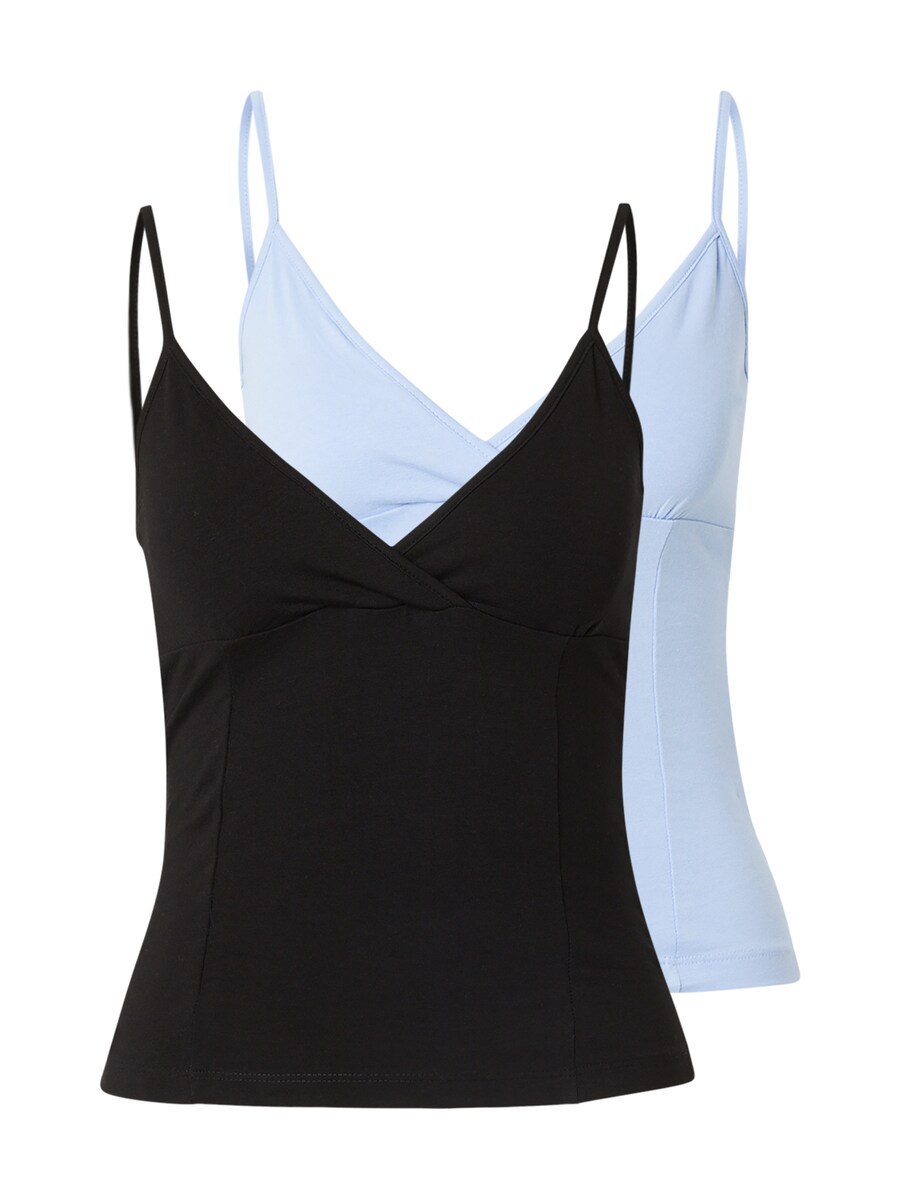 

Топ WEEKDAY Lizzy, цвет Light blue/Black
