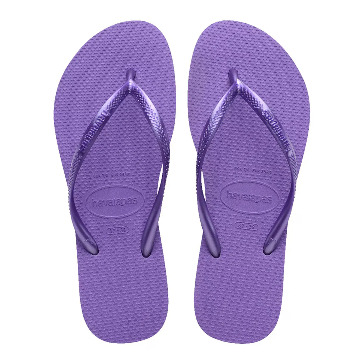 

Женские шлепанцы Hav. Тонкие темно-фиолетовые 412 Havaianas, фиолетовый