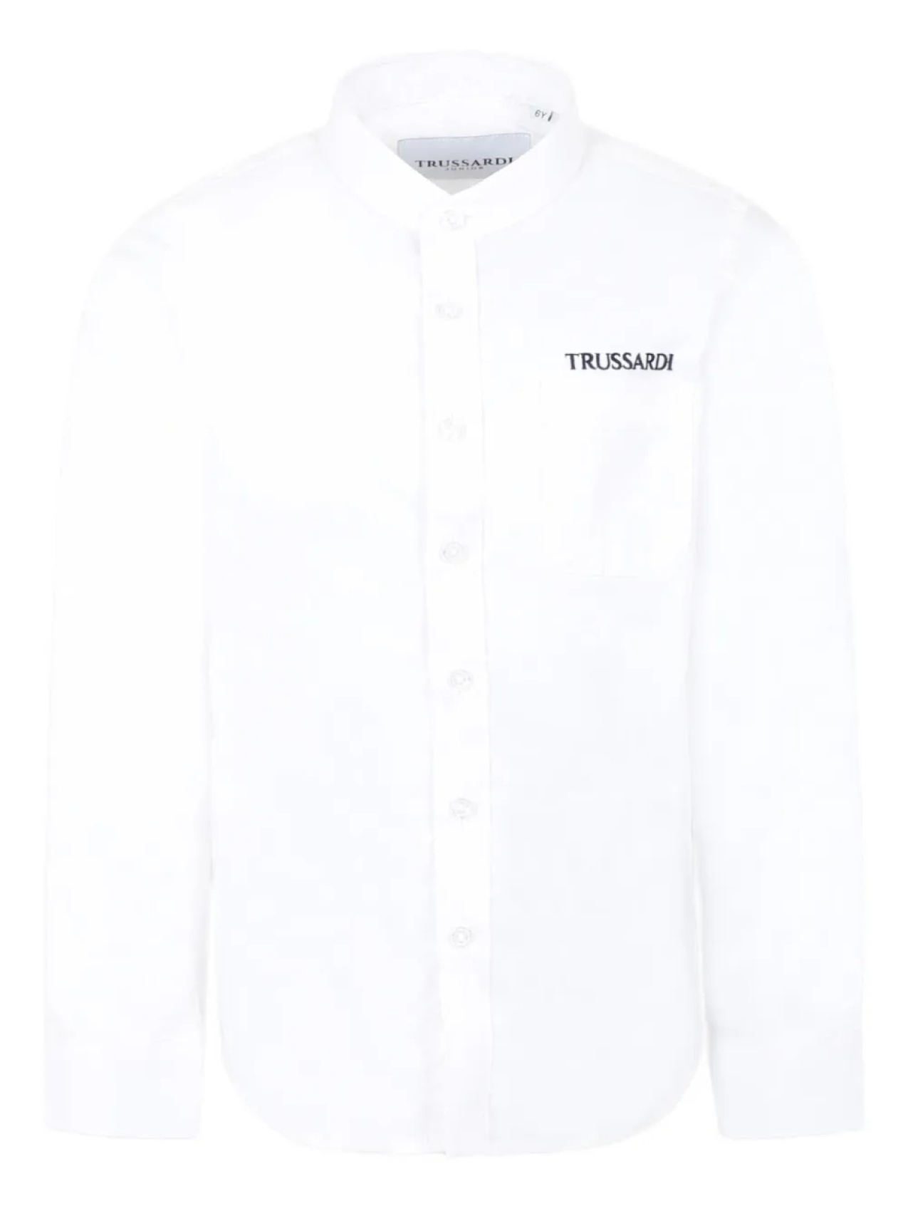 

Футболка с вышитым логотипом TRUSSARDI JUNIOR, белый