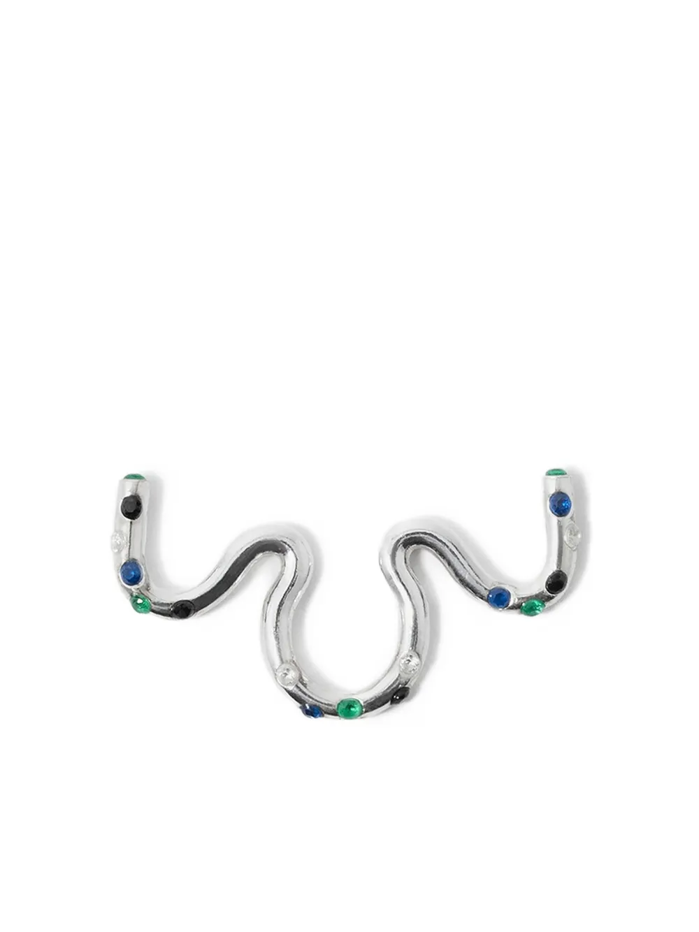 

Украшенная серьгой для септума Sunnei, серебристый