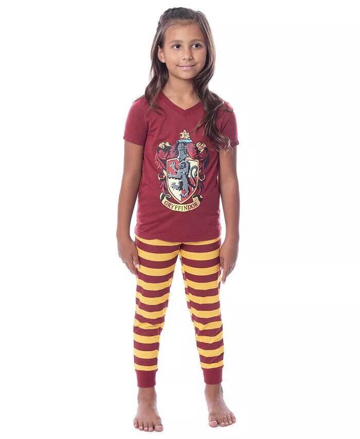 

Комплект пижамы Girls House Crest - Все 4 дома Harry Potter, красный