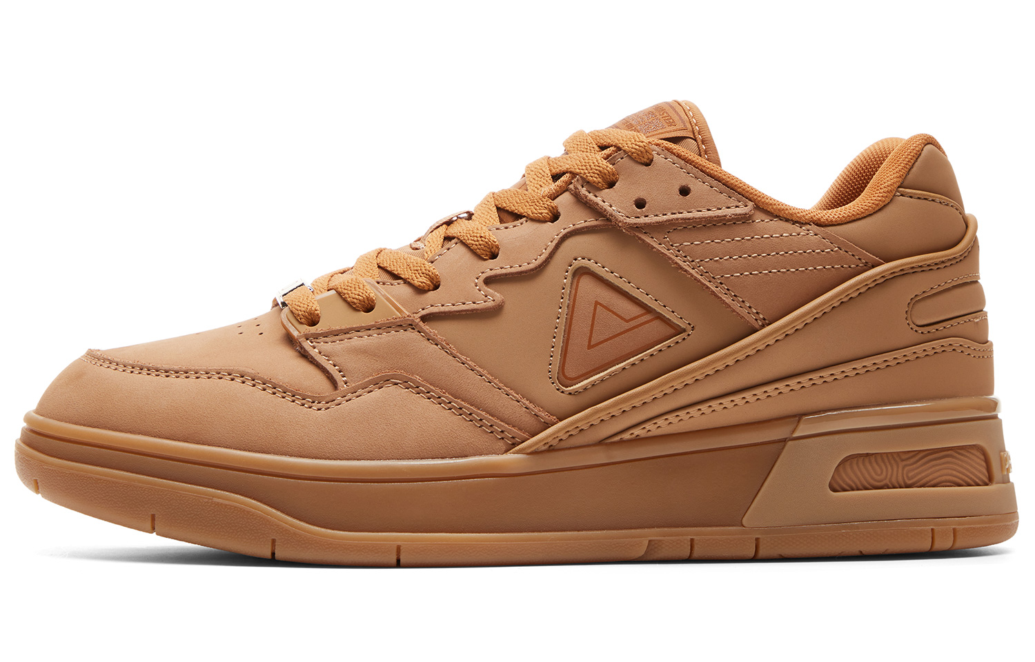 

Тайчи 910 низкие скейтбордные кроссовки мужские красно-коричневые PEAK