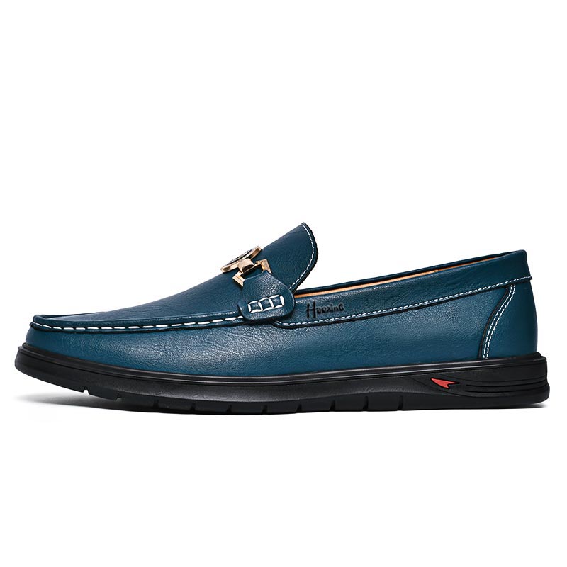 

Повседневные синие экстравагантные мужские туфли