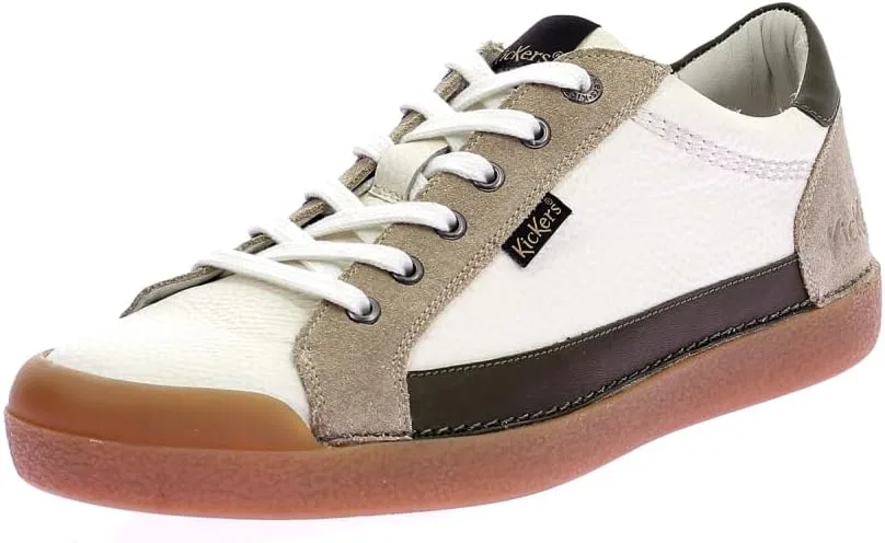 Мужские кроссовки Kickers Kick Trainer, White Beige Khaki